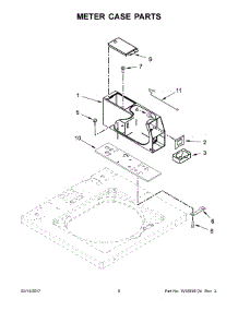 04 - Meter Case Parts parts for Whirlpool Laundry Center QCAE2735FQ0 from AppliancePartsPros.com