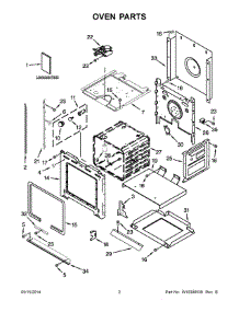02 - Oven Parts parts for Whirlpool Oven RBS307PVQ04 from AppliancePartsPros.com
