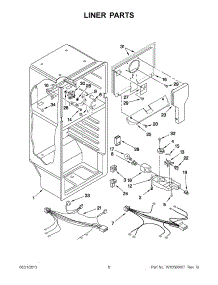 04 - Liner Parts parts for Whirlpool Refrigerator W4TXNWFWT03 from AppliancePartsPros.com