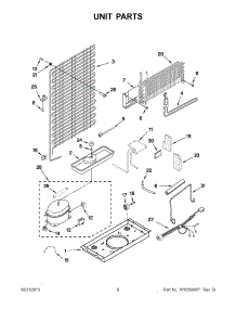05 - Unit Parts parts for Whirlpool Refrigerator W4TXNWFWT03 from AppliancePartsPros.com