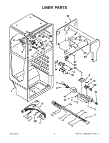 04 - Liner Parts parts for Whirlpool Refrigerator W6RXNGFWB03 from AppliancePartsPros.com