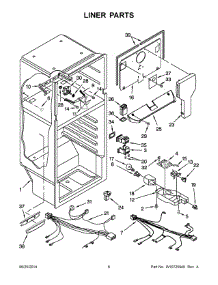 04 - Liner Parts parts for Whirlpool Refrigerator W8RXCGFXS04 from AppliancePartsPros.com