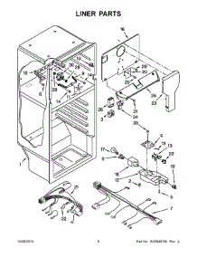 04 - Liner Parts parts for Whirlpool Refrigerator W8RXEGMWQ03 from AppliancePartsPros.com