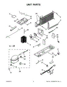05 - Unit Parts parts for Whirlpool Refrigerator W8RXEGMWQ03 from AppliancePartsPros.com