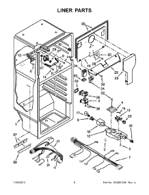 04 - Liner Parts parts for Whirlpool Refrigerator W8RXNGMBQ01 from AppliancePartsPros.com