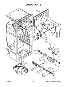 04 - Liner Parts parts for Whirlpool Refrigerator W8TXNGMBB01 from AppliancePartsPros.com