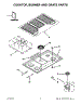 02 - Cooktop, Burner And Grate Parts