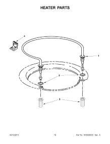 09 - Heater Parts parts for Whirlpool Dishwasher WDF110PABB3 from AppliancePartsPros.com