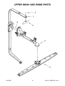 08 - Upper Wash And Rinse Parts parts for Whirlpool Dishwasher WDF545PAFM0 from AppliancePartsPros.com