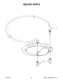 09 - Heater Parts parts for Whirlpool Dishwasher WDT910SSYM3 from AppliancePartsPros.com