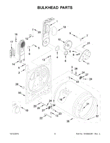 04 - Bulkhead Parts parts for Whirlpool Dryer WED4815EW1 from AppliancePartsPros.com