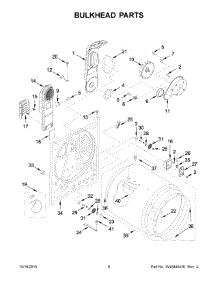 04 - Bulkhead Parts parts for Whirlpool Dryer WED4975EW1 from AppliancePartsPros.com