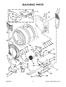 04 - Bulkhead Parts parts for Whirlpool Laundry Center WED71HEDW0 from AppliancePartsPros.com