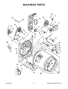04 - Bulkhead Parts parts for Whirlpool Laundry Center WED7300DW0 from AppliancePartsPros.com