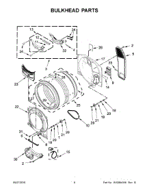 05 - Bulkhead Parts parts for Whirlpool Laundry Center WED7990FW0 from AppliancePartsPros.com