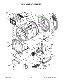 04 - Bulkhead Parts parts for Whirlpool Laundry Center WED8500DW1 from AppliancePartsPros.com