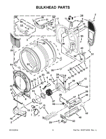 04 - Bulkhead Parts parts for Whirlpool Dryer WED97HEDU0 from AppliancePartsPros.com