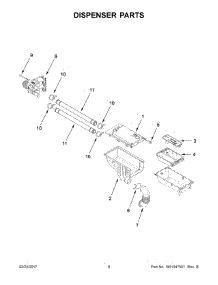 05 - Dispenser Parts parts for Whirlpool Laundry Center WFW5090GW0 from AppliancePartsPros.com