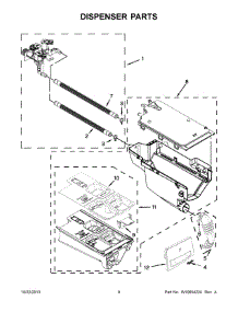05 - Dispenser Parts parts for Whirlpool Washer WFW70HEBW2 from AppliancePartsPros.com