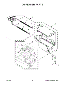 05 - Dispenser Parts parts for Whirlpool Laundry Center WFW90HEFW1 from AppliancePartsPros.com