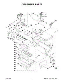 05 - Dispenser Parts parts for Whirlpool Washer WFW92HEFU0 from AppliancePartsPros.com