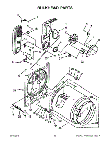 04 - Bulkhead Parts parts for Whirlpool Dryer WGD4800BQ0 from AppliancePartsPros.com