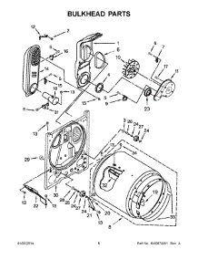 04 - Bulkhead Parts parts for Whirlpool Dryer WGD4800BQ1 from AppliancePartsPros.com