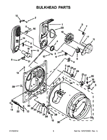04 - Bulkhead Parts parts for Whirlpool Dryer WGD4870BW0 from AppliancePartsPros.com