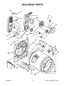 04 - Bulkhead Parts parts for Whirlpool Laundry Center WGD4915EW1 from AppliancePartsPros.com
