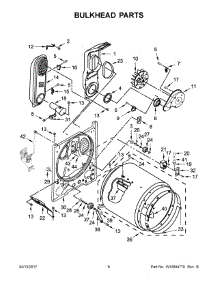 04 - Bulkhead Parts parts for Whirlpool Laundry Center WGD7300DW2 from AppliancePartsPros.com