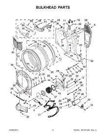 04 - Bulkhead Parts parts for Whirlpool Laundry Center WGD7540FW0 from AppliancePartsPros.com