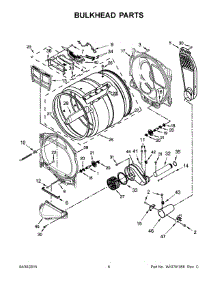 04 - Bulkhead Parts parts for Whirlpool Dryer WGD8000DW1 from AppliancePartsPros.com
