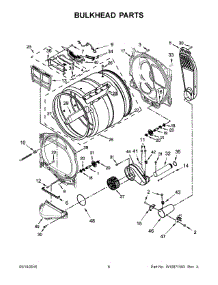 04 - Bulkhead Parts parts for Whirlpool Laundry Center WGD8000DW3 from AppliancePartsPros.com
