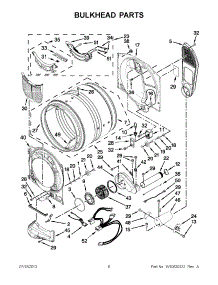 03 - Bulkhead Parts parts for Whirlpool Dryer WGD80HEBW1 from AppliancePartsPros.com