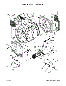 04 - Bulkhead Parts parts for Whirlpool Laundry Center WGD8500DR0 from AppliancePartsPros.com