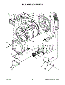 04 - Bulkhead Parts parts for Whirlpool Dryer WGD8500DR1 from AppliancePartsPros.com