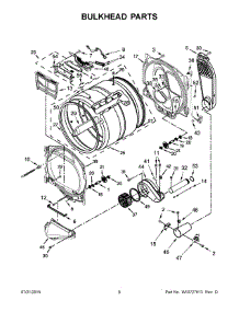 04 - Bulkhead Parts parts for Whirlpool Dryer WGD8500DW0 from AppliancePartsPros.com