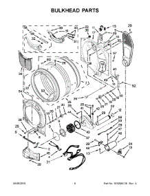 04 - Bulkhead Parts parts for Whirlpool Laundry Center WGD85HEFC0 from AppliancePartsPros.com