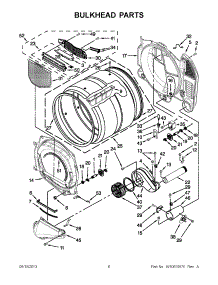03 - Bulkhead Parts parts for Whirlpool Dryer WGD9051YW3 from AppliancePartsPros.com
