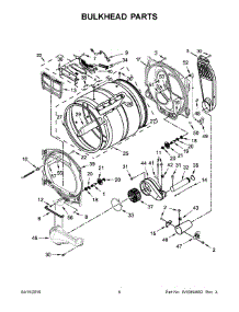 04 - Bulkhead Parts parts for Whirlpool Laundry Center WGD9500EW0 from AppliancePartsPros.com