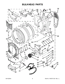 04 - Bulkhead Parts parts for Whirlpool Dryer WGD95HEDU0 from AppliancePartsPros.com