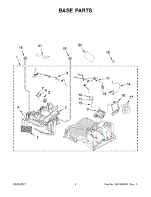 04 - Base Parts parts for Whirlpool Laundry Center WHD5090GW0 from AppliancePartsPros.com