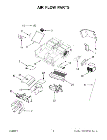 05 - Air Flow Parts parts for Whirlpool Microwave WMH76719CE2 from AppliancePartsPros.com