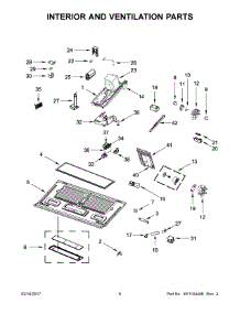 04 - Interior And Ventilation Parts parts for Whirlpool Microwave WMH76719CZ1 from AppliancePartsPros.com