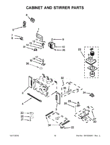06 - Cabinet And Stirrer Parts parts for Whirlpool Wall Oven WOC54EC0AS04 from AppliancePartsPros.com