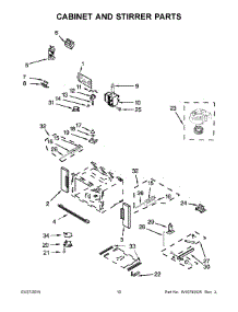 06 - Cabinet And Stirrer Parts parts for Whirlpool Oven WOC54EC7AB02 from AppliancePartsPros.com