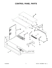 03 - Control Panel Parts parts for Whirlpool Wall Oven WOC54EC7AB04 from AppliancePartsPros.com