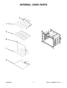 05 - Internal Oven Parts parts for Whirlpool Oven WOC54EC7AW01 from AppliancePartsPros.com