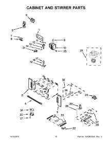 06 - Cabinet And Stirrer Parts parts for Whirlpool Oven WOC54EC7AW03 from AppliancePartsPros.com