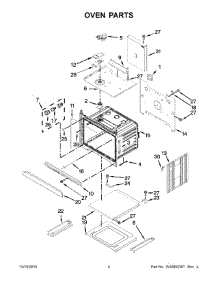 03 - Oven Parts parts for Whirlpool Oven WOC95EC0AB03 from AppliancePartsPros.com